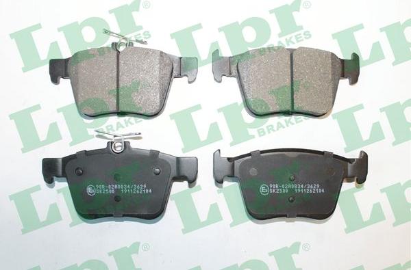 LPR 05P2104 - Brake Pad Set, disc brake parts5.com