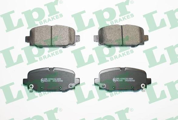 LPR 05P2183 - Set placute frana,frana disc www.parts5.com