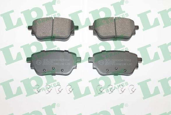 LPR 05P2132 - Set placute frana,frana disc www.parts5.com