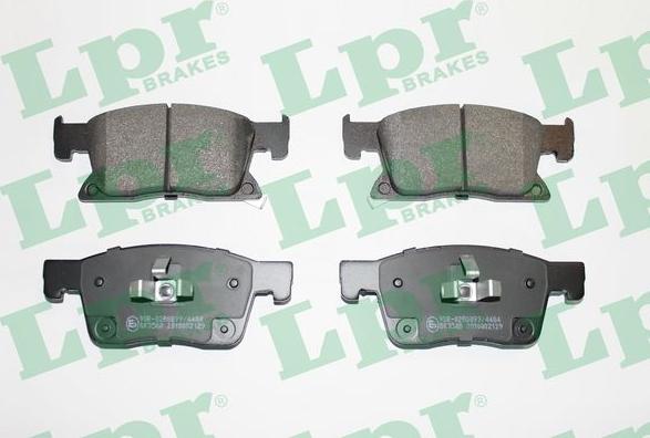 LPR 05P2129 - Brake Pad Set, disc brake www.parts5.com