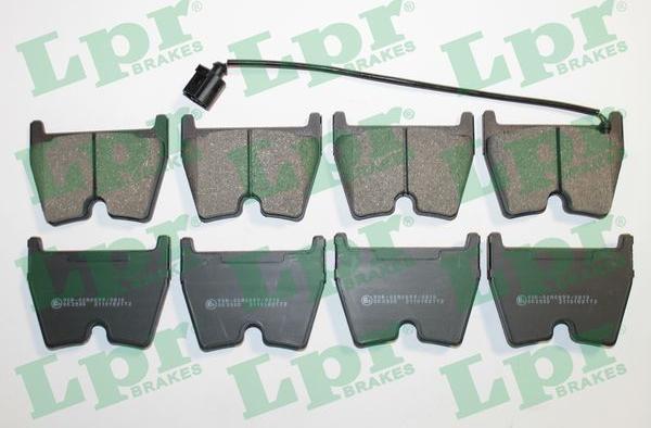 LPR 05P2172 - Sada brzdových destiček, kotoučová brzda www.parts5.com