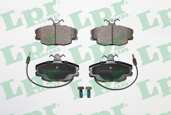 LPR 05P220 - Тормозные колодки, дисковые, комплект www.parts5.com