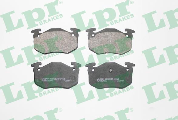 LPR 05P275 - Set placute frana,frana disc www.parts5.com