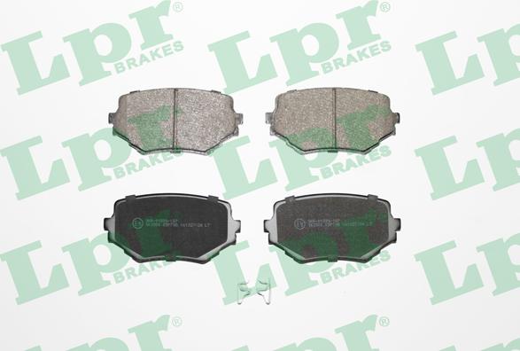 LPR 05P798 - Brake Pad Set, disc brake www.parts5.com