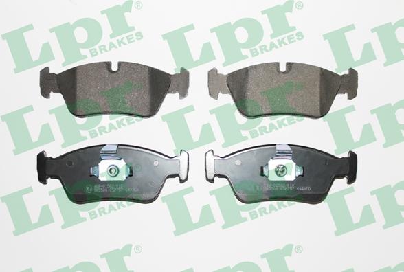 LPR 05P757 - Brake Pad Set, disc brake www.parts5.com