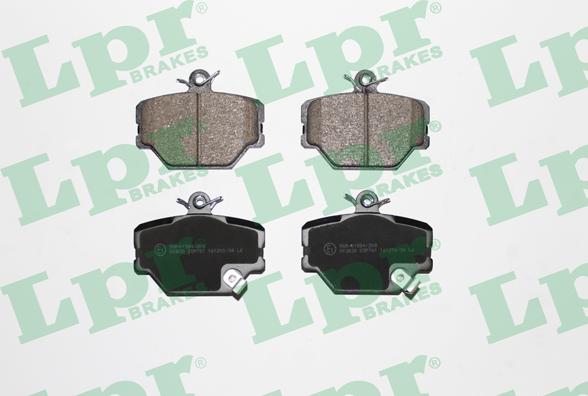 LPR 05P761 - Brake Pad Set, disc brake www.parts5.com