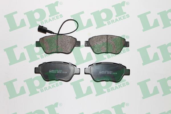 LPR 05P763 - Тормозные колодки, дисковые, комплект www.parts5.com