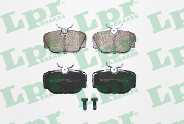 LPR 05P739 - Brake Pad Set, disc brake www.parts5.com