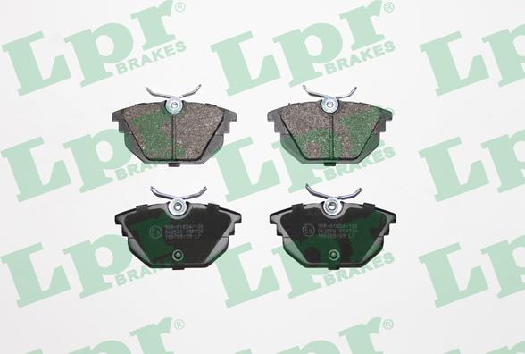 LPR 05P736 - Brake Pad Set, disc brake parts5.com