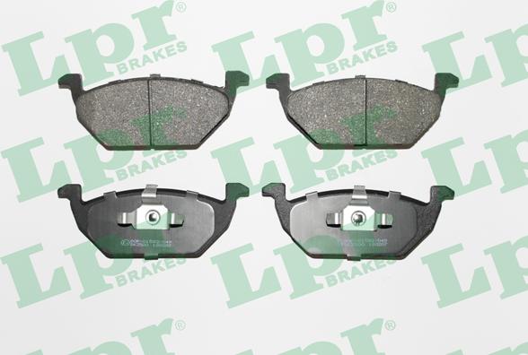 LPR 05P730 - Brake Pad Set, disc brake www.parts5.com