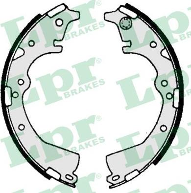 LPR 06970 - Brake Shoe Set www.parts5.com