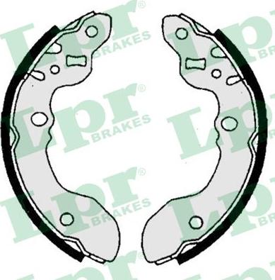 LPR 06880 - Brake Shoe Set www.parts5.com