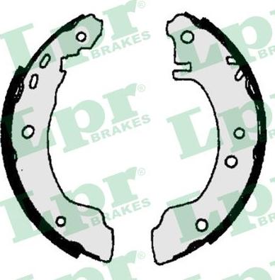 LPR 06780 - Brake Shoe Set www.parts5.com