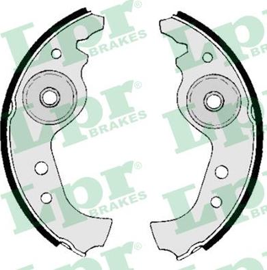 LPR 00890 - Brake Shoe Set parts5.com