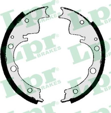 LPR 00250B - Brake Shoe Set parts5.com
