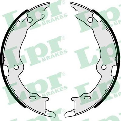 LPR 01067 - Brake Shoe Set, parking brake parts5.com