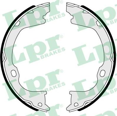 LPR 01102 - Brake Shoe Set, parking brake www.parts5.com