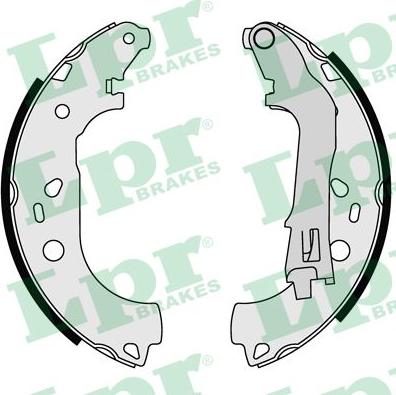 LPR 08590 - Brake Shoe Set www.parts5.com