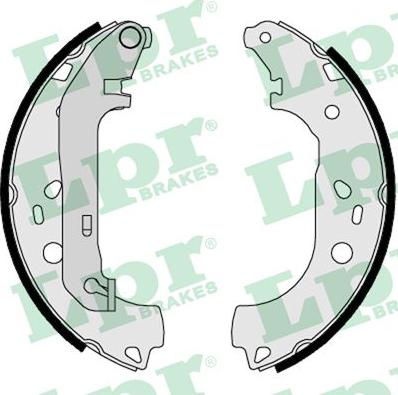 LPR 08550 - Brake Shoe Set www.parts5.com