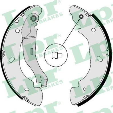 LPR 08580 - Комплект спирачна челюст www.parts5.com