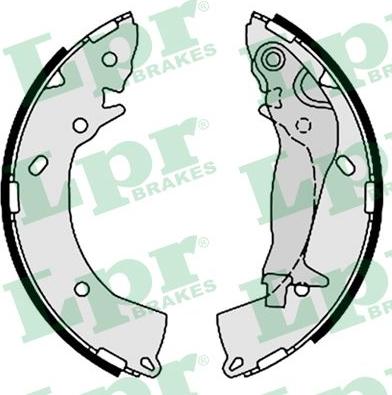 LPR 08670 - Brake Shoe Set parts5.com