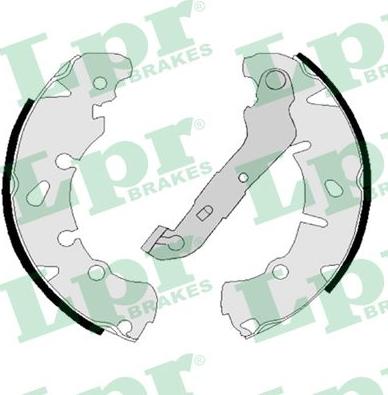 LPR 08170 - Brake Shoe Set www.parts5.com