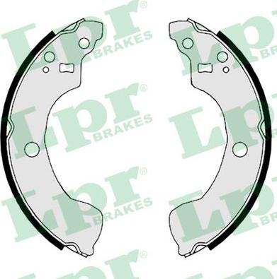 LPR 08870 - Brake Shoe Set www.parts5.com