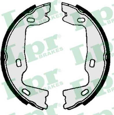 LPR 02570 - Brake Shoe Set, parking brake parts5.com