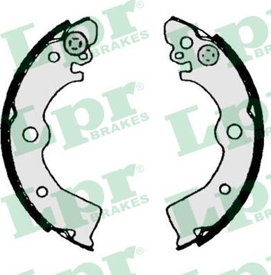 LPR 07030 - Brake Shoe Set www.parts5.com