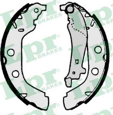 LPR 07180 - Brake Shoe Set parts5.com