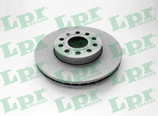 LPR A1002VR - Brzdový kotúč www.parts5.com