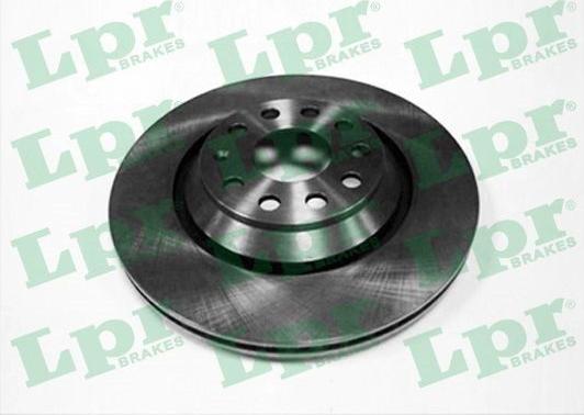 LPR A1014V - Brzdový kotouč www.parts5.com