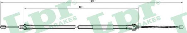 LPR C0683B - Жило, ръчна спирачка www.parts5.com