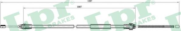 LPR C0682B - Cable, parking brake parts5.com