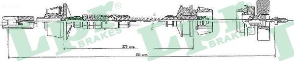 LPR C0017C - Clutch Cable www.parts5.com