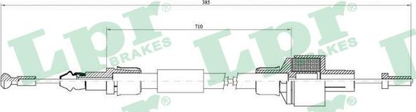 LPR C0081C - Sajla, mehanizam za aktiviranje kvačila www.parts5.com