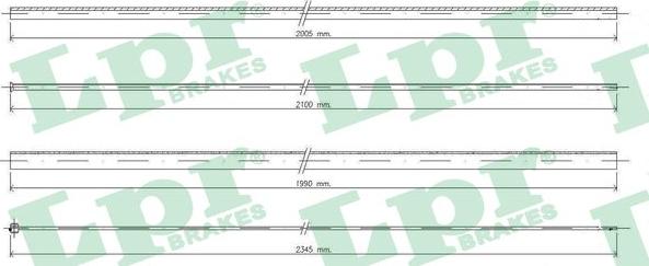 LPR C0036A - Accelerator Cable www.parts5.com