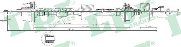 LPR C0029C - Clutch Cable www.parts5.com