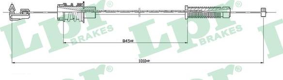 LPR C0145A - Accelerator Cable www.parts5.com