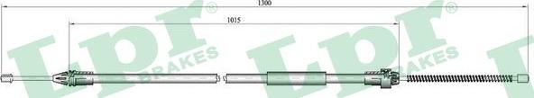 LPR C0135B - Cable, parking brake parts5.com