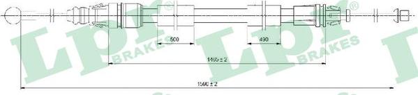 LPR C0721B - Zicovod,rocna zavora www.parts5.com