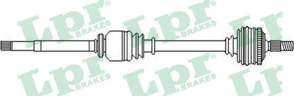 LPR DS52224 - Pogonsko vratilo www.parts5.com