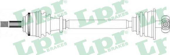 LPR DS39134 - Приводной вал www.parts5.com