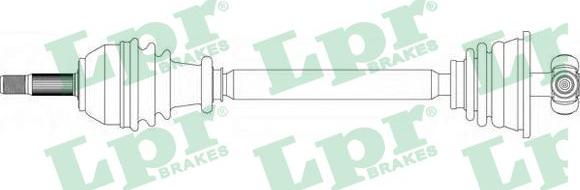 LPR DS39132 - Полуоска www.parts5.com