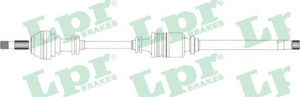 LPR DS20140 - Drive Shaft www.parts5.com