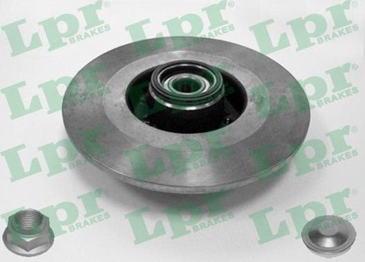 LPR R1019PCA - Brzdový kotúč www.parts5.com