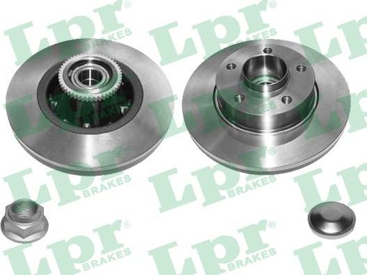 LPR R1020PCA - Brzdový kotúč www.parts5.com