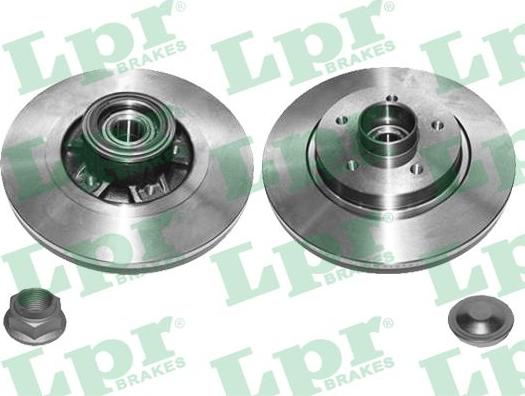 LPR R1070PCA - Тормозной диск www.parts5.com