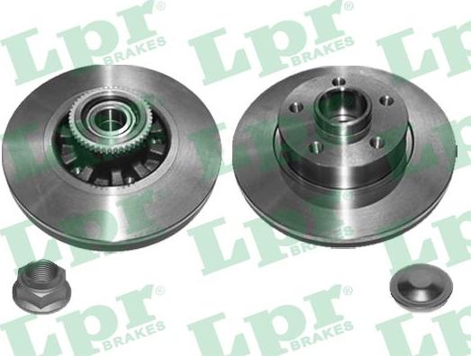 LPR R1072PCA - Тормозной диск www.parts5.com