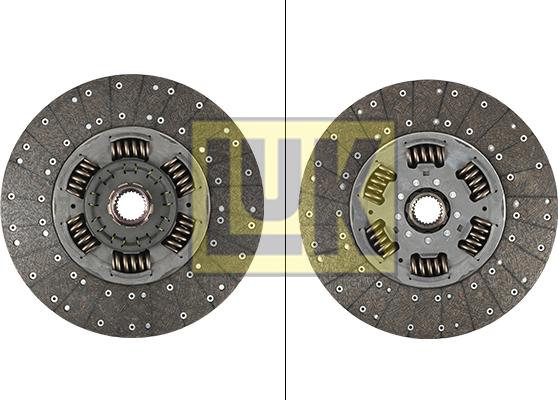 LUK 343 0256 10 - Clutch Disc www.parts5.com